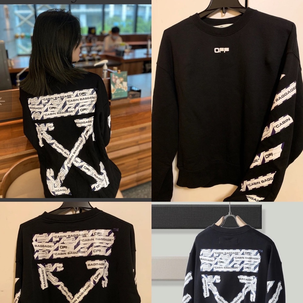 Off white airport sweatshirt